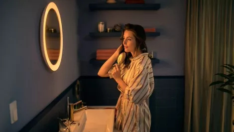 Philips Hue smart lighting to brighten up the bathroom